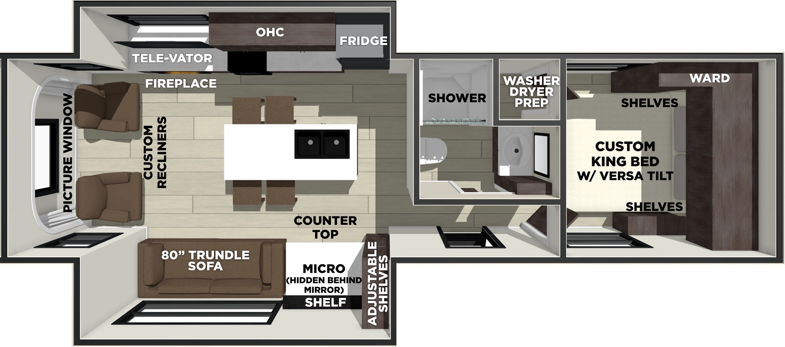 Evo 270ZEN Floorplan